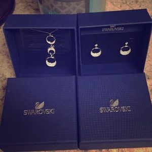 Swarovski Necklace and Earrings